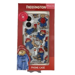 Paddington Bear iPhone 16 Phone Case Wireless Fast Charging Glitter New